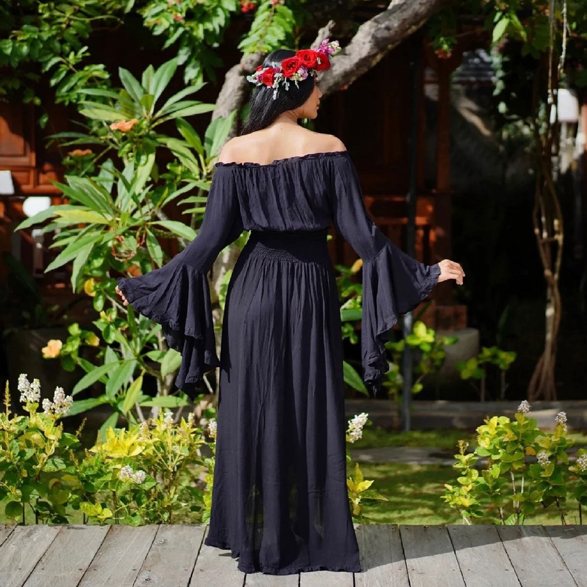 Paola Wiccan Goddess Maxi Dress