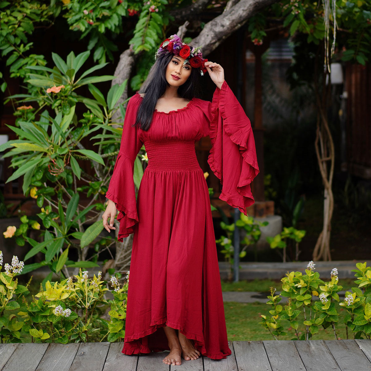 Paola Wiccan Goddess Maxi Dress