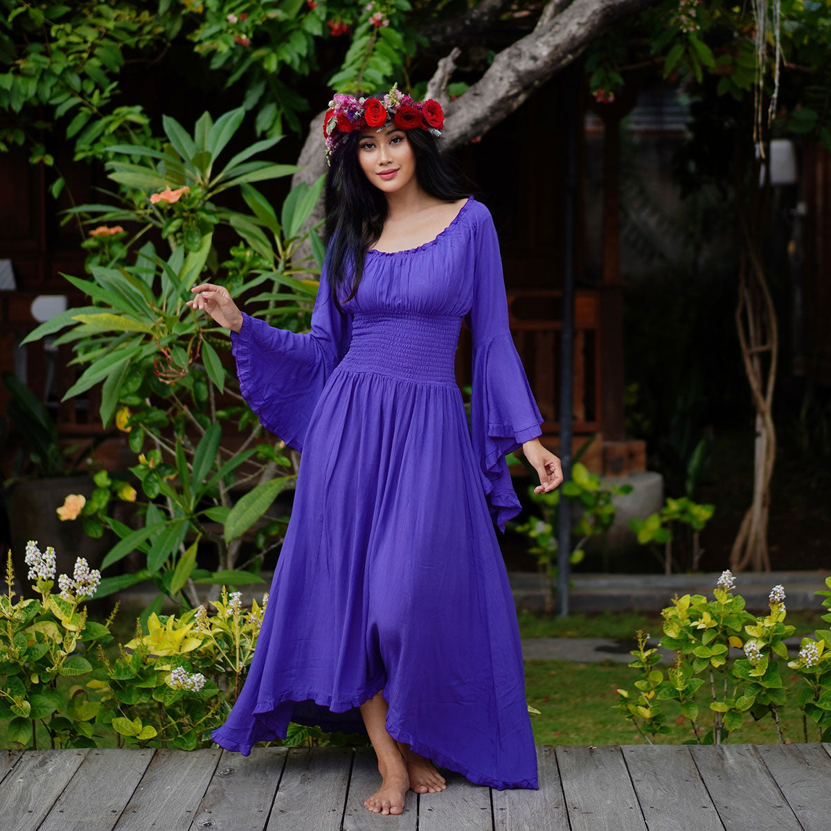 Paola Wiccan Goddess Maxi Dress