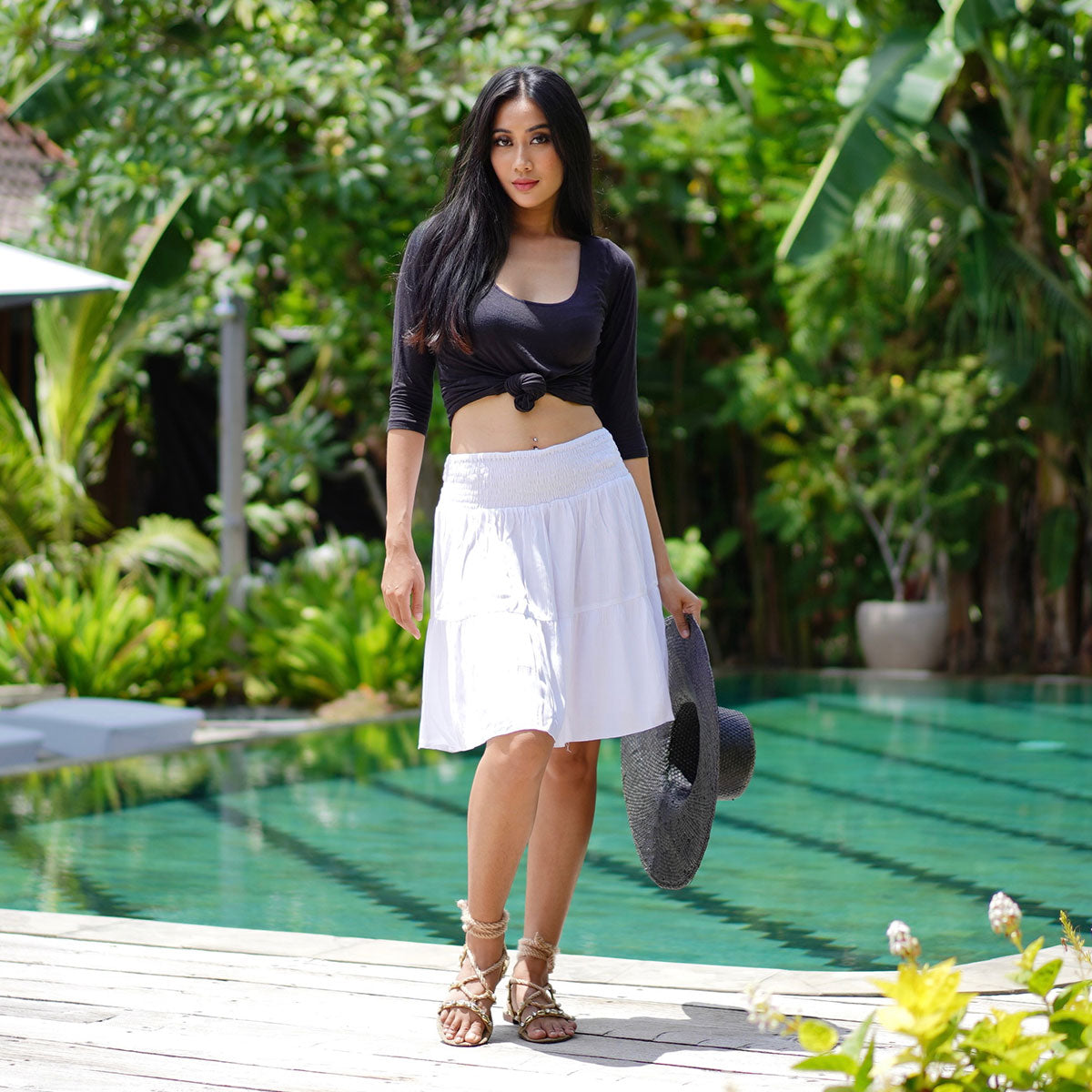Lyanna Mini Ruffle Tiered Skirt