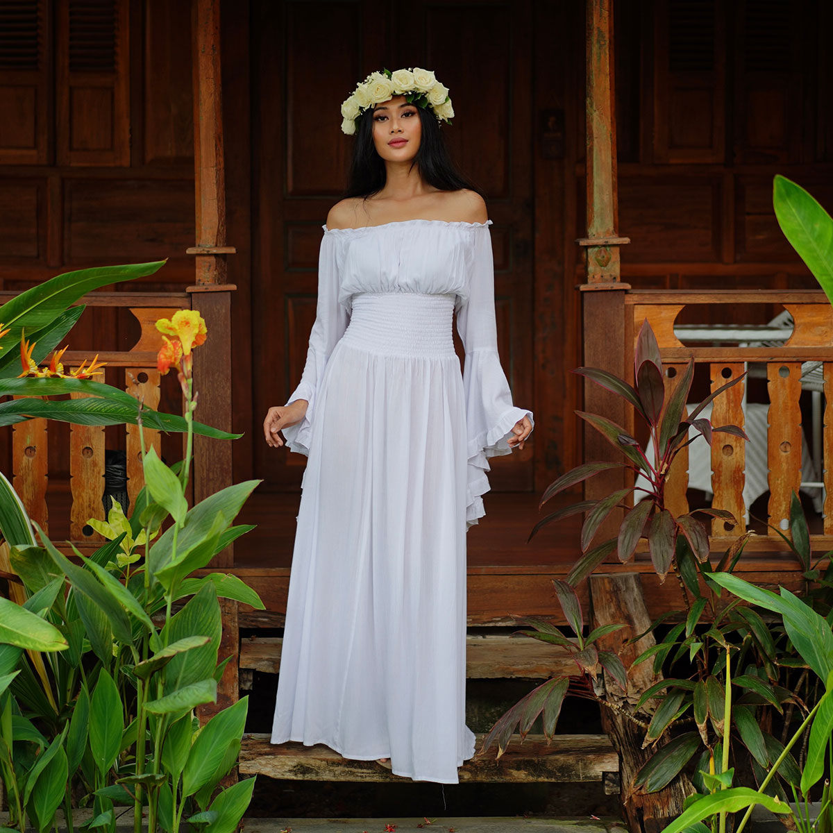 Sariah Corset Vest and Peasant Renaissance Dress