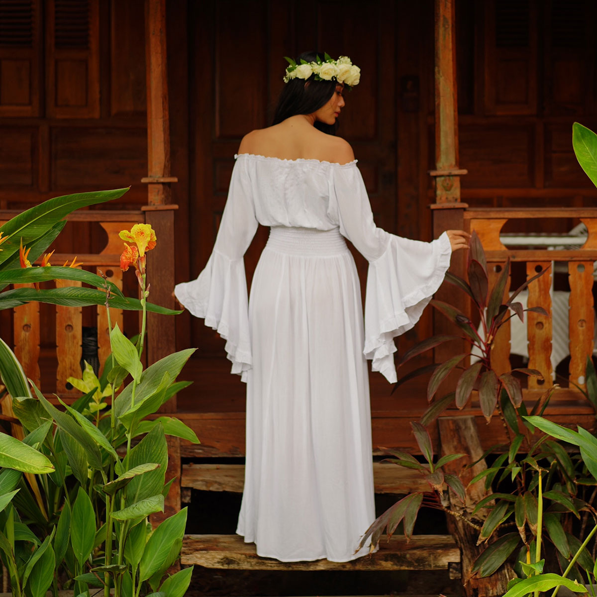 Sariah Corset Vest and Peasant Renaissance Dress