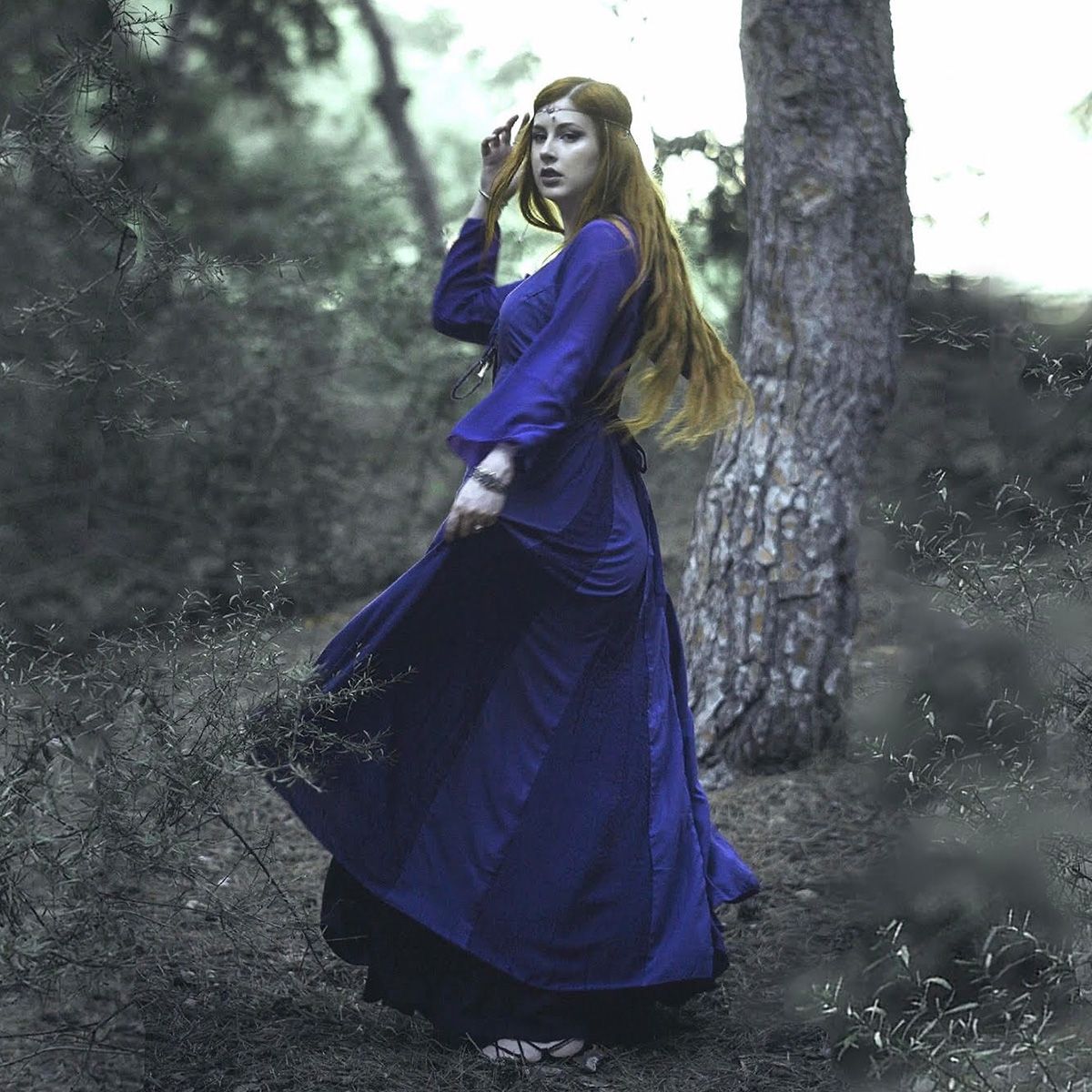 Ariana Wiccan Robe Goddess Gown Maxi Dress