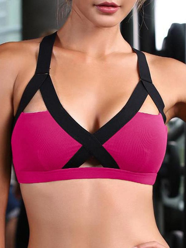 Hollow Gathered Sports Bras