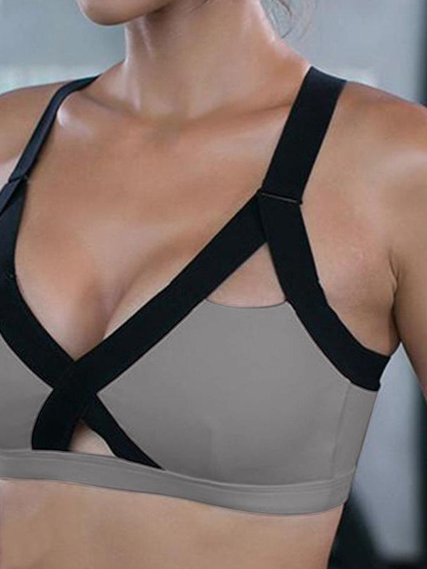 Hollow Gathered Sports Bras