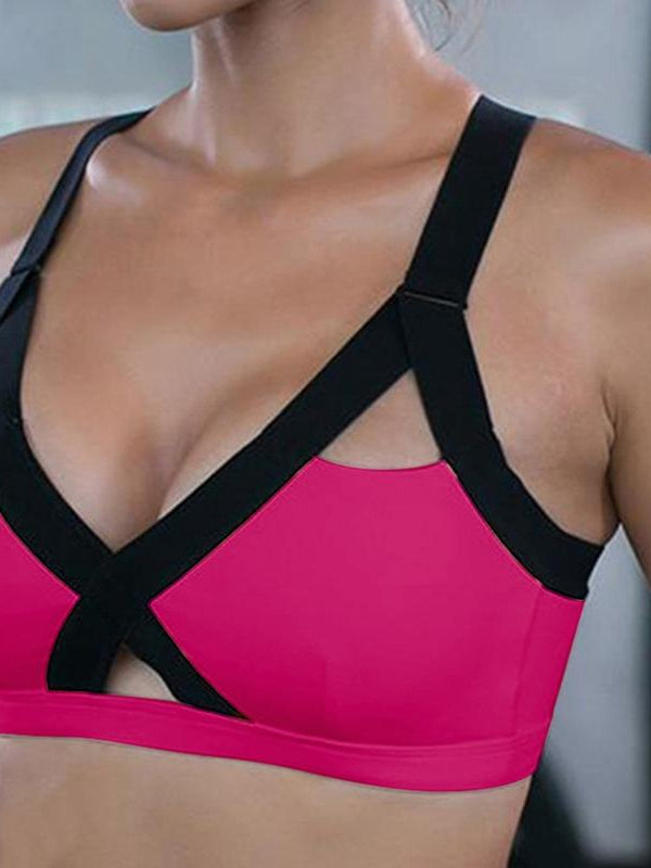 Hollow Gathered Sports Bras
