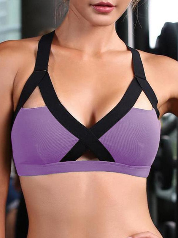 Hollow Gathered Sports Bras