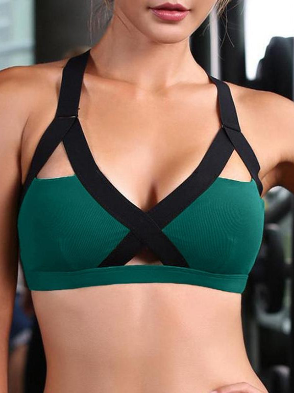 Hollow Gathered Sports Bras