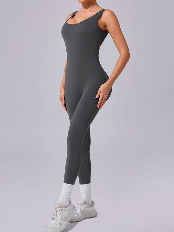 Cutout Backless Jumpsuit