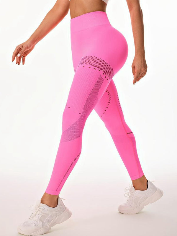 Fishnet Hollow Out Quick Dry Leggings