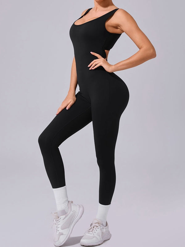 Cutout Backless Jumpsuit