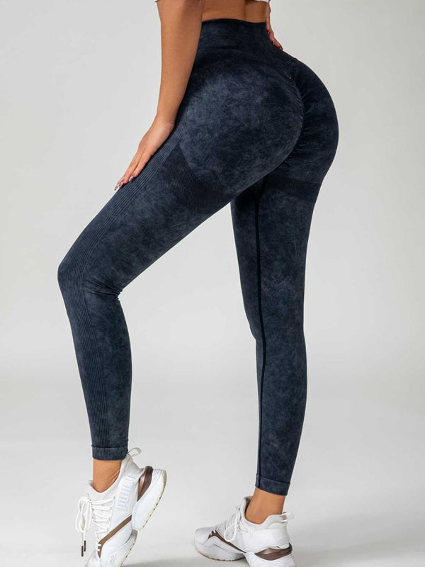 Denim Scrunch Bum High-rise Leggings