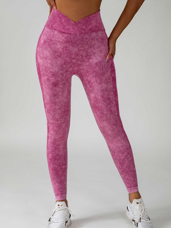 Denim Scrunch Bum High-rise Leggings