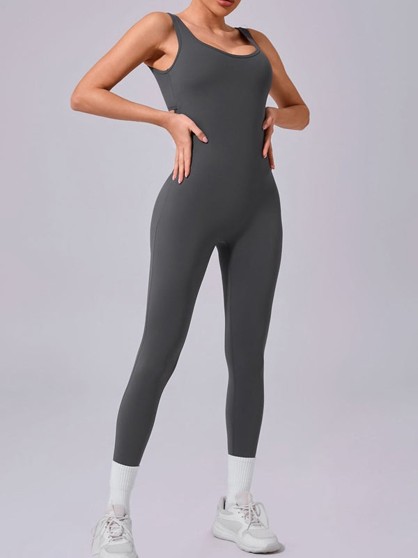 Cutout Backless Jumpsuit