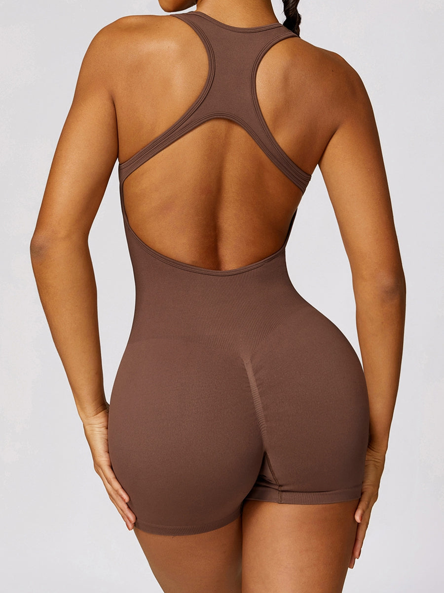 Hollow Out Sweat-absorbent Breathable Short Jumpsuit X ANECHKAANNN ?