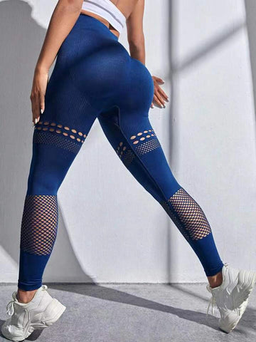 Fishnet Scrunch Bum Booty Leggings
