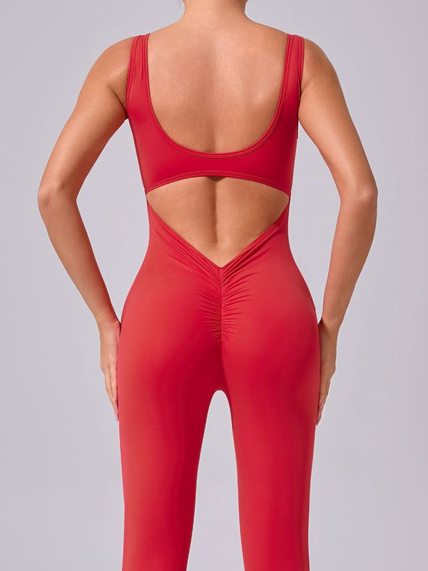 Cutout Backless Jumpsuit