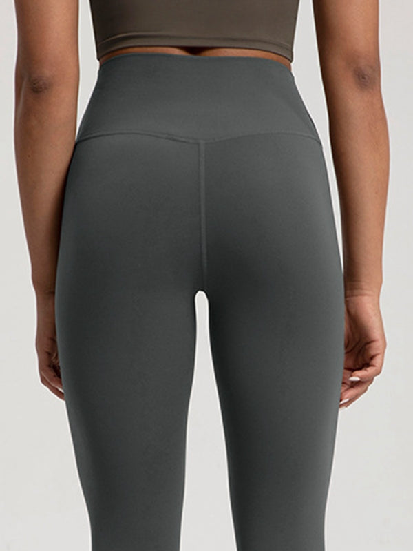 Fleece High-rise Elastic Tight Leggings