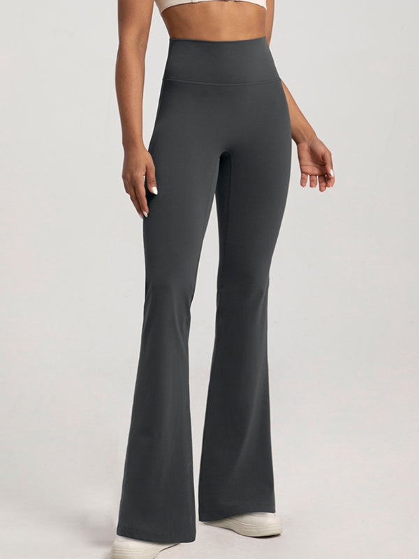 Fleece Flare Elastic Tight Leggings