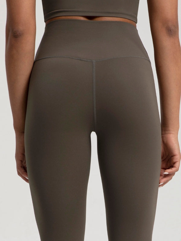 Fleece High-rise Elastic Tight Leggings