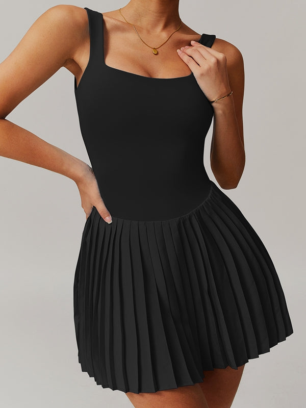 Backless 2 In 1 Quick-dry Dress