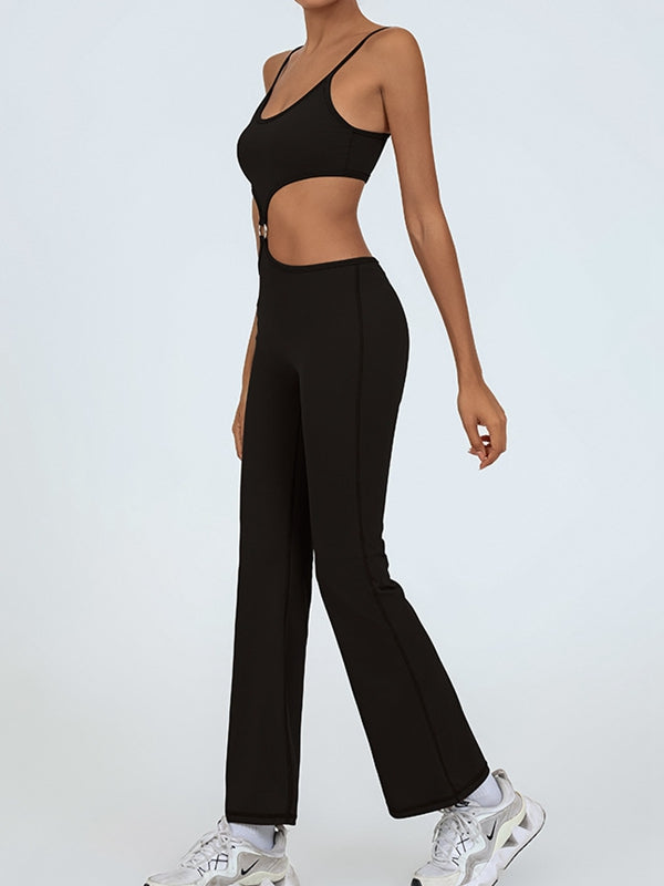 Flare Cutout Jumpsuit