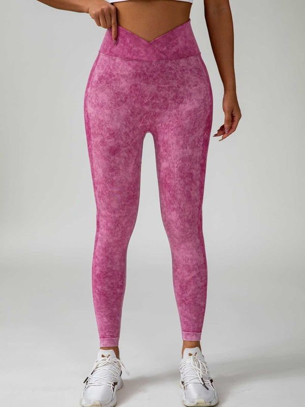 Denim Scrunch Bum High-rise Leggings