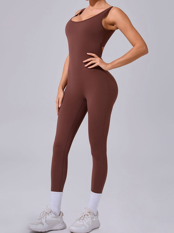 Cutout Backless Jumpsuit