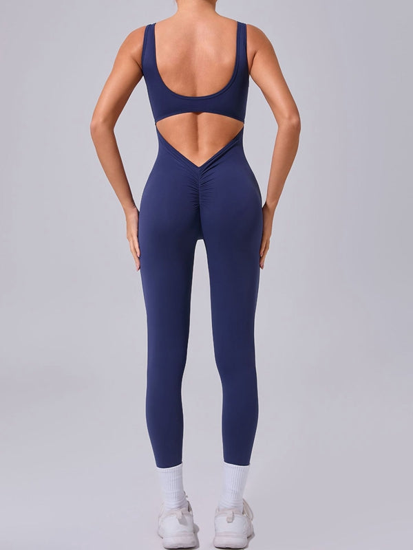 Cutout Backless Jumpsuit