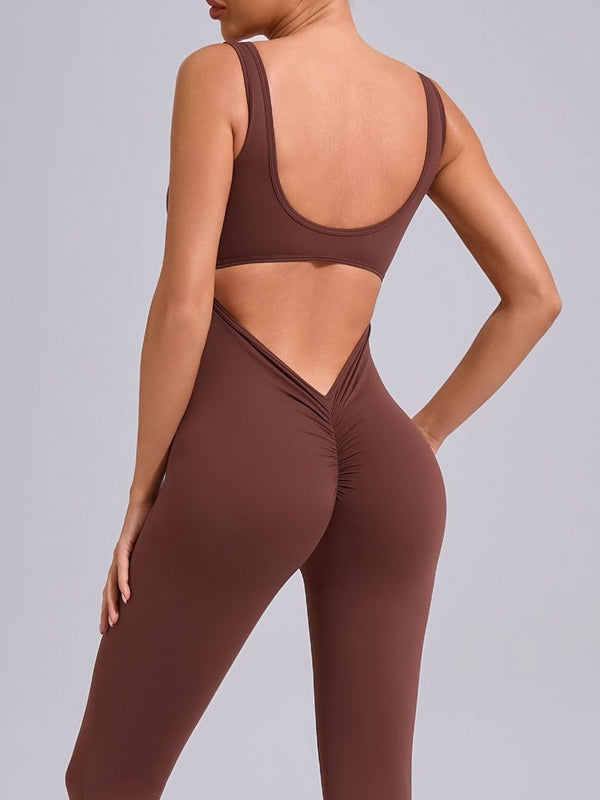 Cutout Backless Jumpsuit