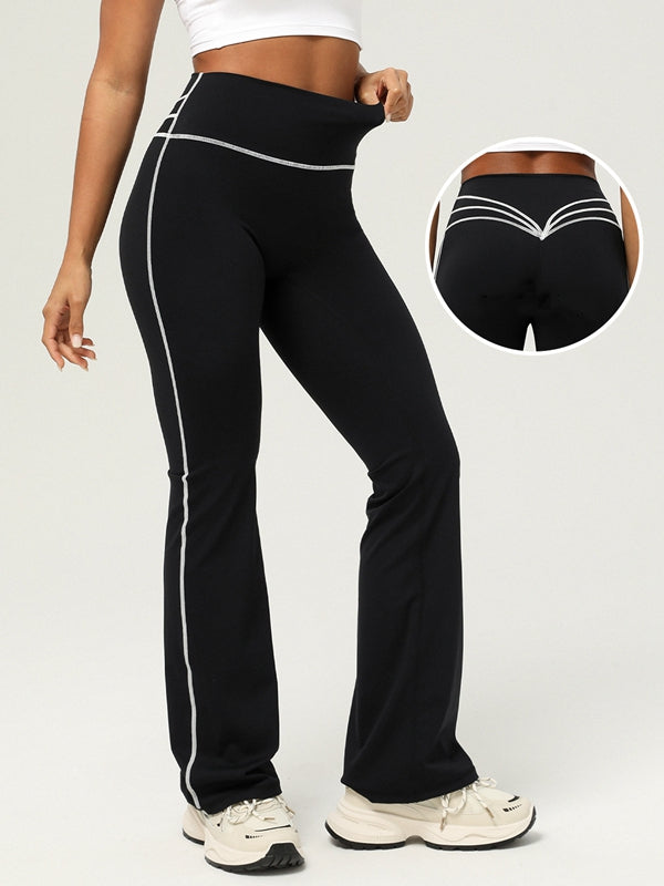 Flare Hip Stripes Leggings