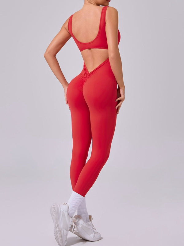 Cutout Backless Jumpsuit