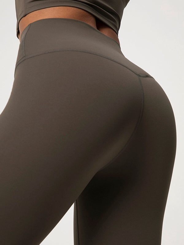 Fleece High-rise Elastic Tight Leggings