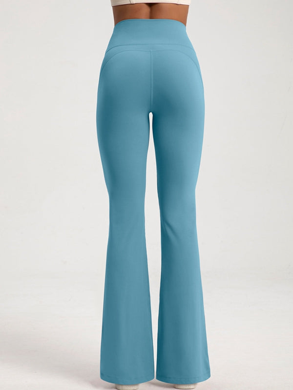 Fleece Flare Elastic Tight Leggings