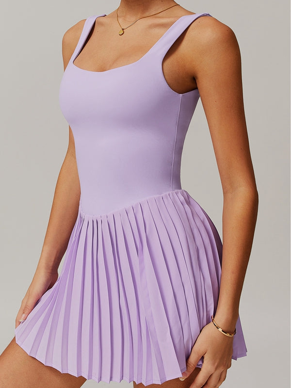 Backless 2 In 1 Quick-dry Dress