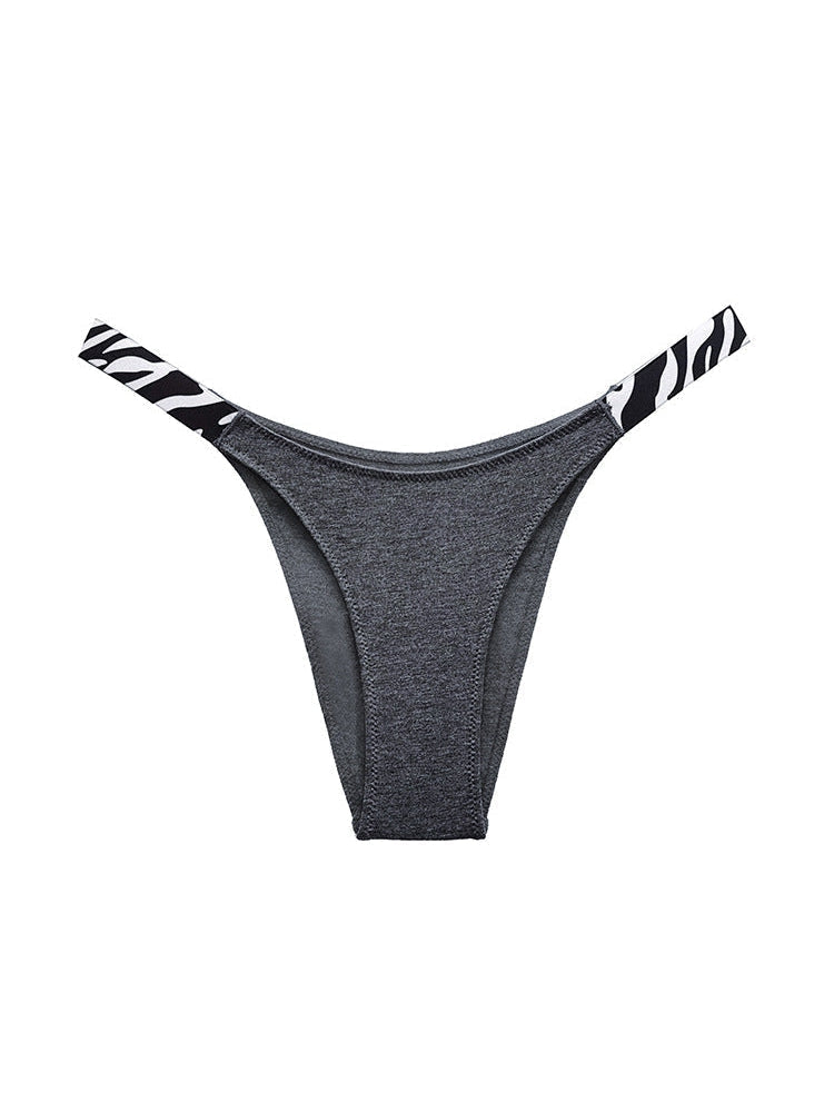 Animal Print T-back Underwear