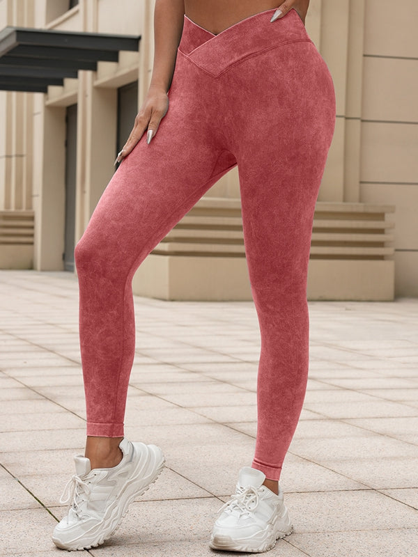 Denim Scrunch Bum High-rise Leggings