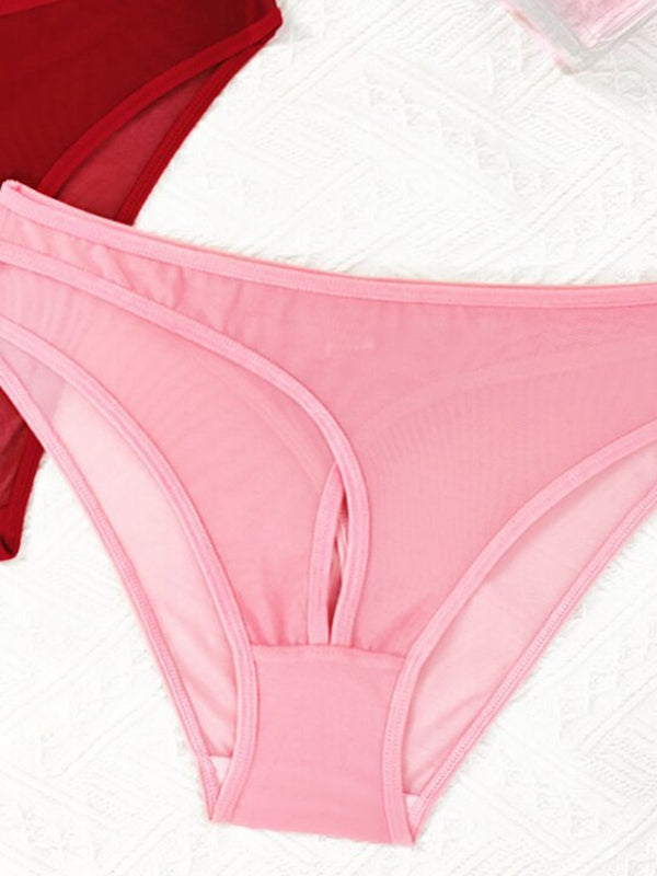 Femal Sexy Hollow Out Mesh Panties