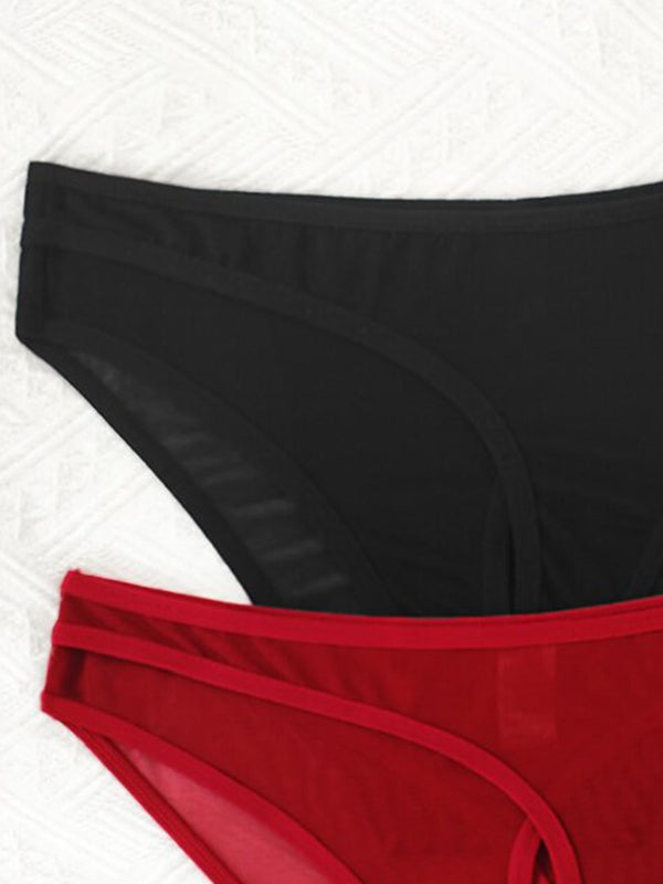 Femal Sexy Hollow Out Mesh Panties