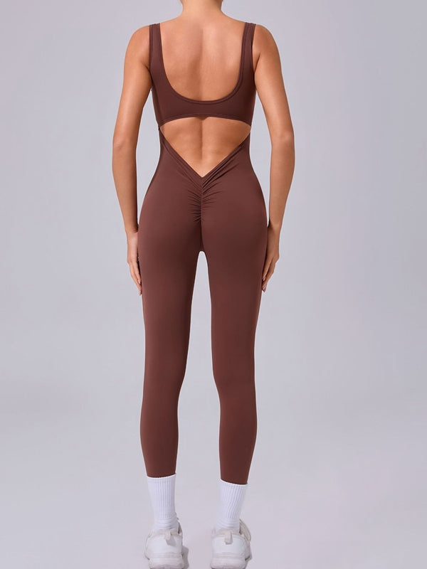 Cutout Backless Jumpsuit