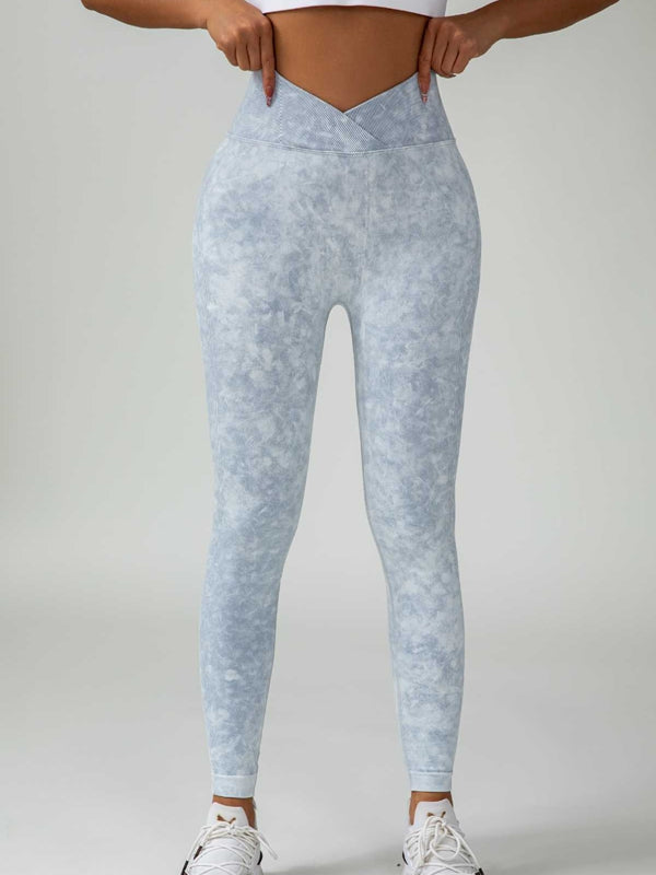 Denim Scrunch Bum High-rise Leggings