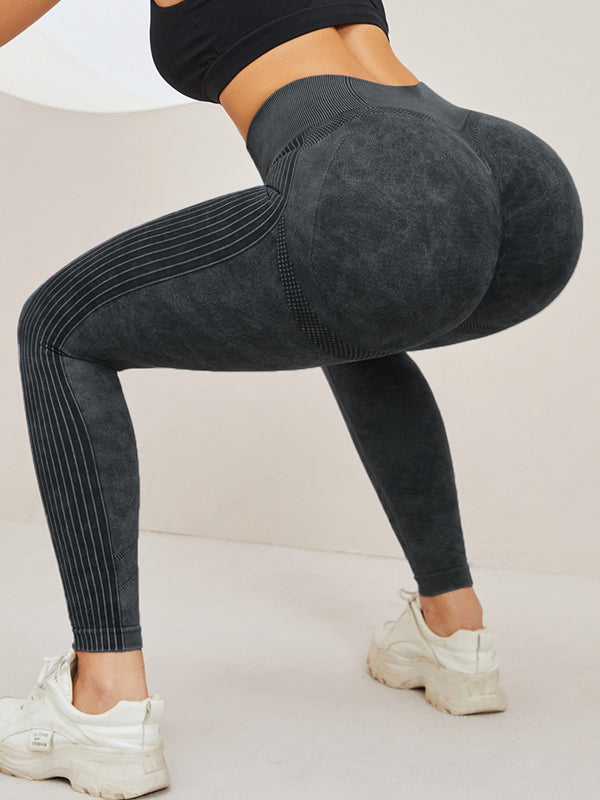 Denim Scrunch Bum High-rise Leggings