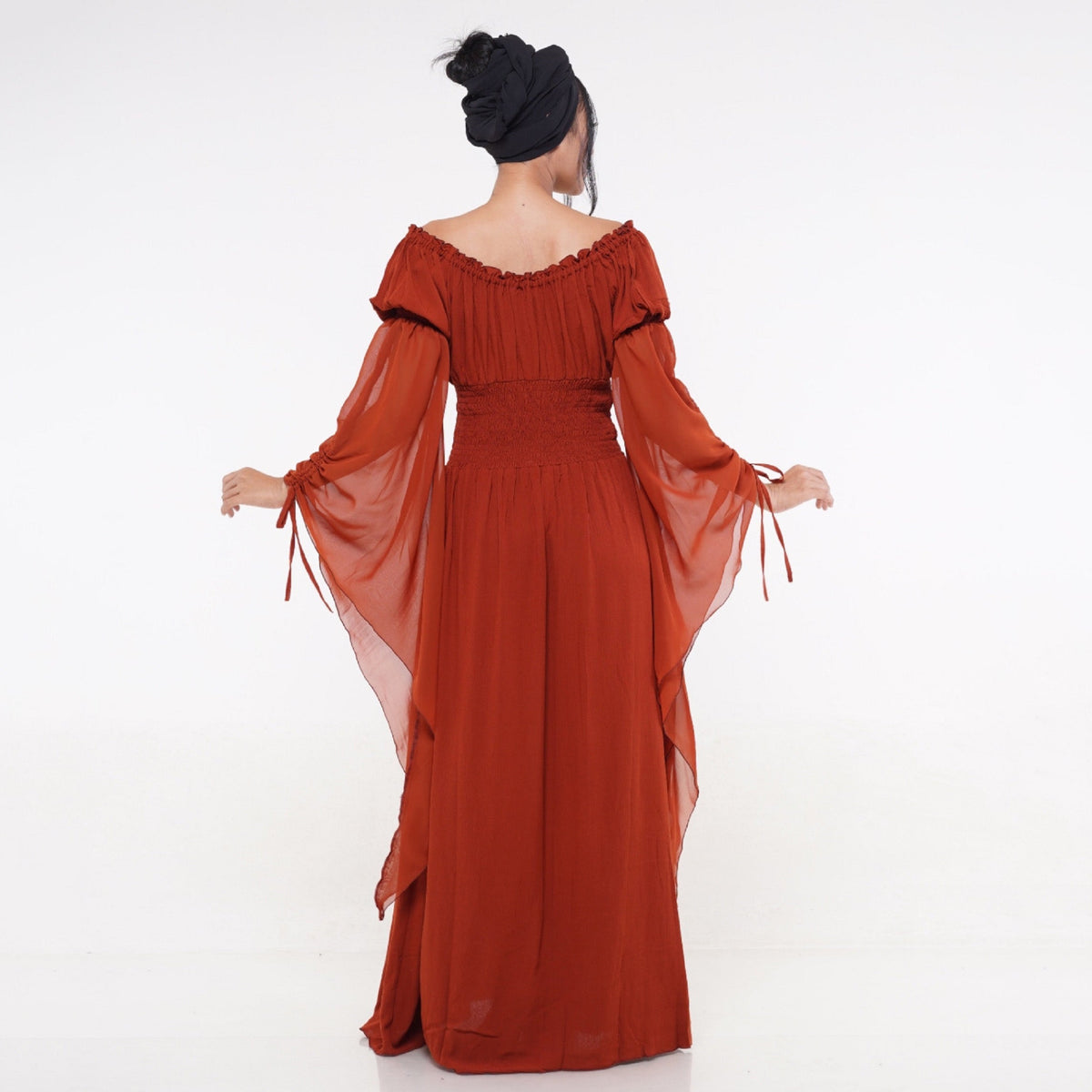 Helena Renaissance Flowing Sleeve Romantic Maxi Dress