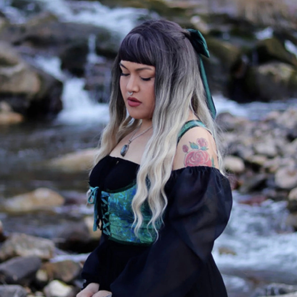 Emberlynn Ren Faire Lacing Vest Renaissance Corset Top