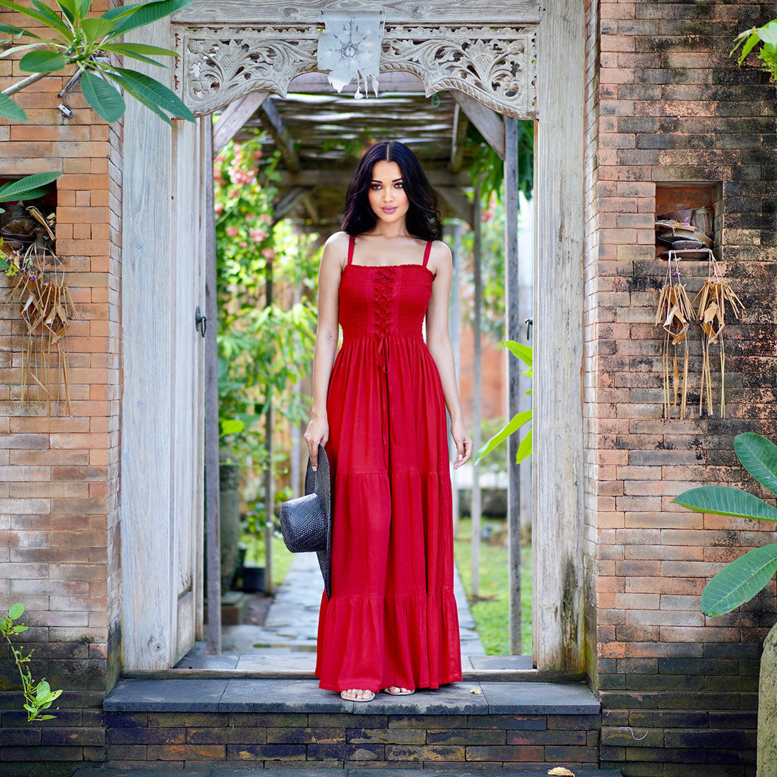 Kathleen Cottagecore Smocked Bodice Maxi Dress