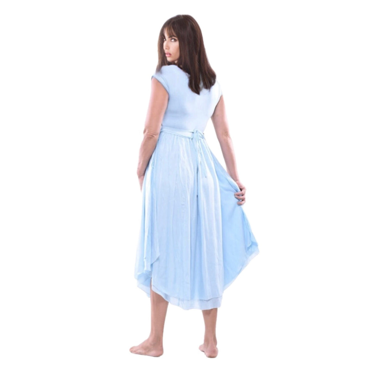 Saylor Cottagegoth Boho Pagan Jersey Midi Dress