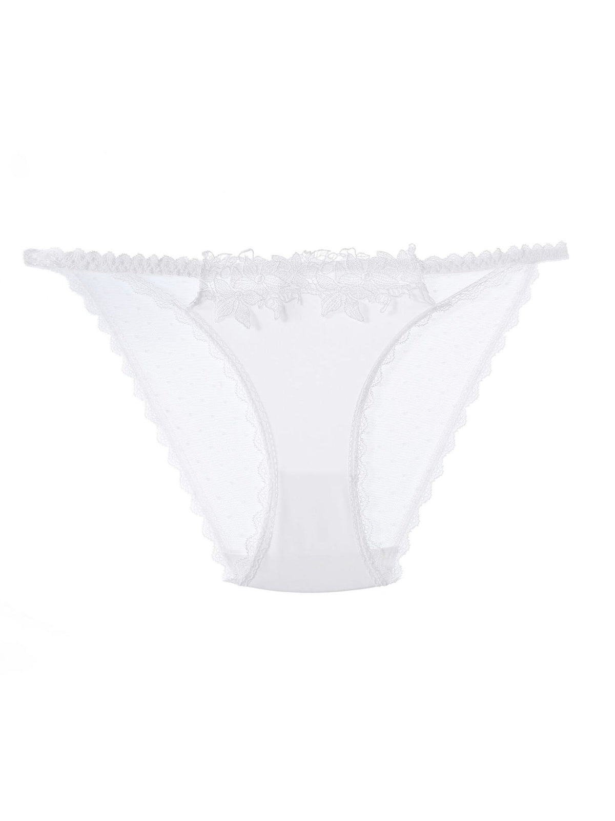 Hollow Out Mesh Dots Panties
