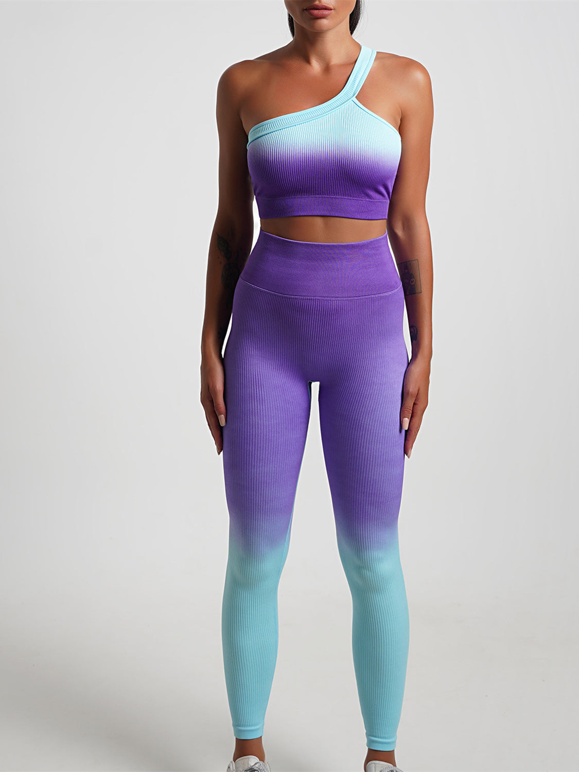 Fantasy Ombre Ribbed Short Sleeves