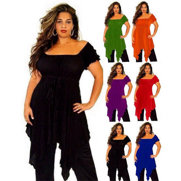 Alondra Crinkle Rayon Short Sleeve Bohemian Blouse