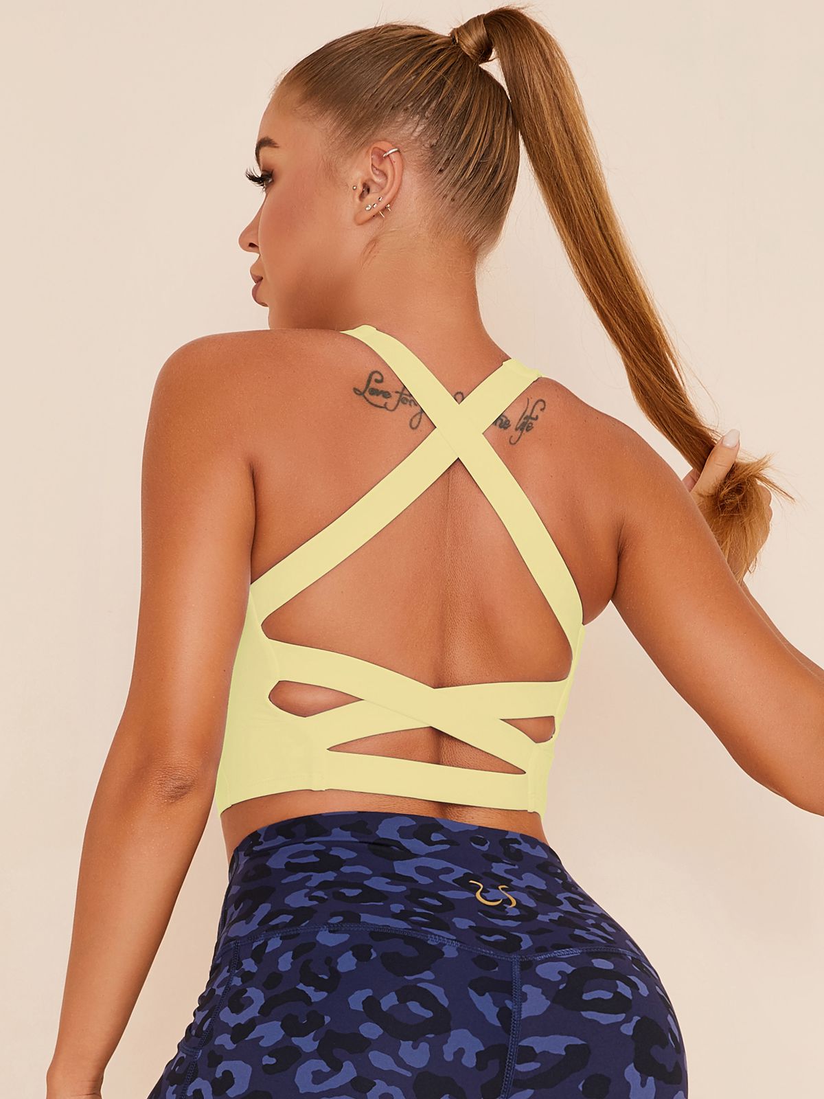 Cross Back Medium-support Bras
